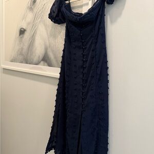 Tularosa Midnight Blue Long Sleeve Dress